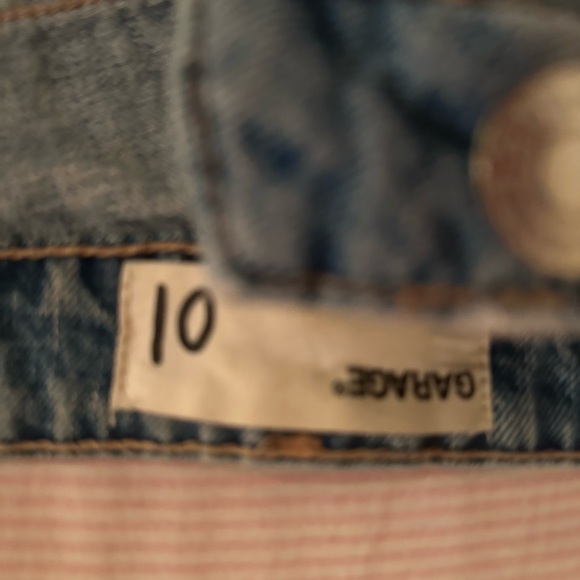 Garage Blue Denim Shorts - Picture 2 of 2